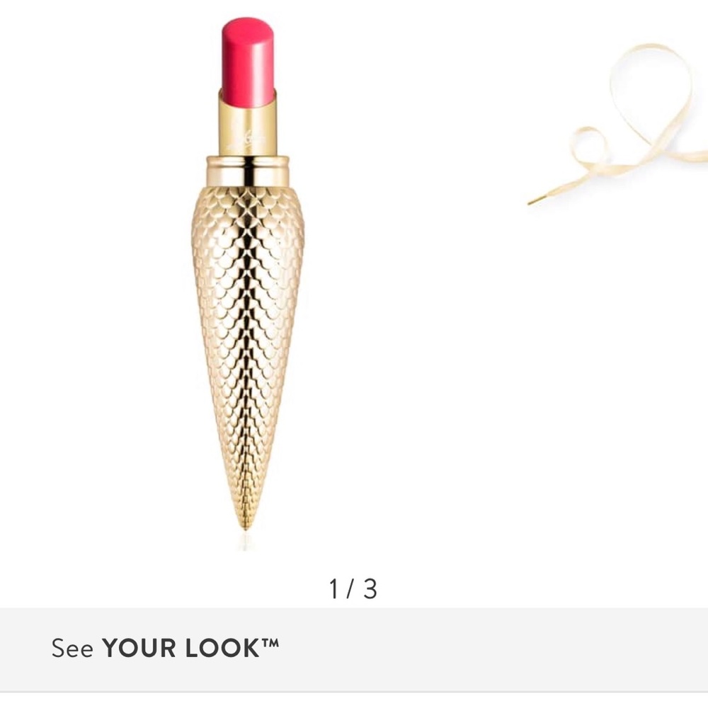 Used Christian Louboutin lipsticks in sheer.